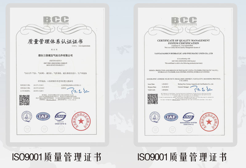 ISO9001 certification successful