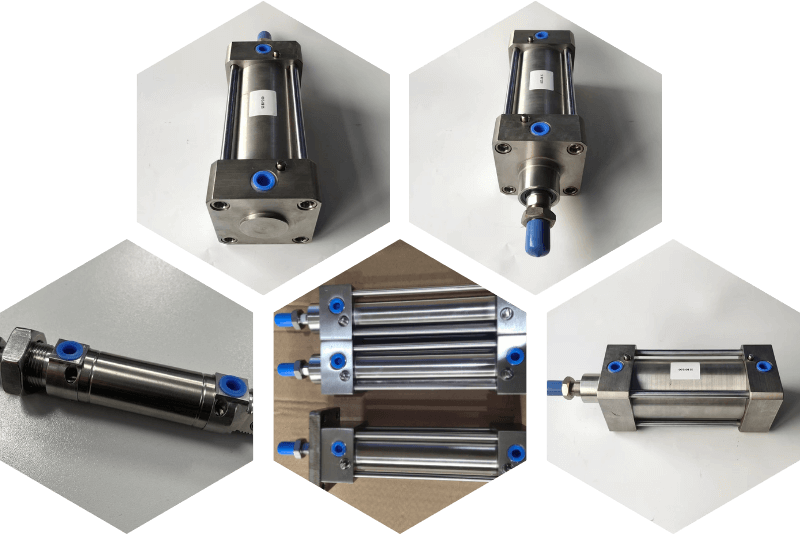 ПневматиЧеский цилиндриз нерЖавегшей стали 304 и 316